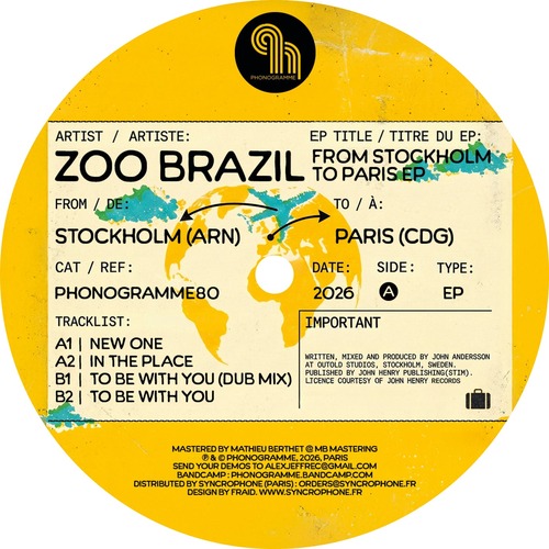 Zoo Brazil - From Stockholm To Paris EP