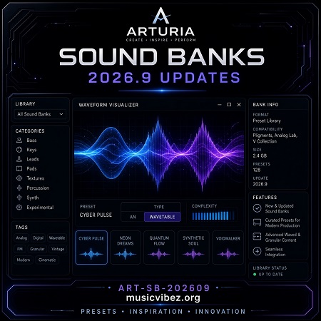 Arturia – Sound Banks 2026.9 Updates Only