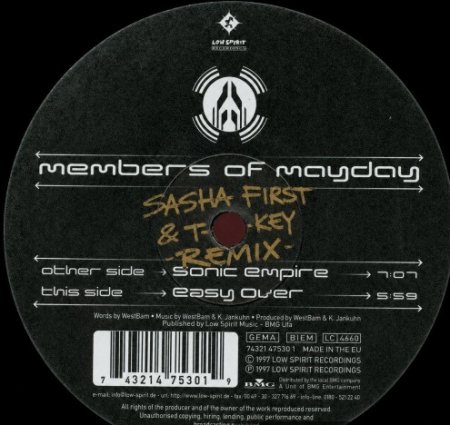Members Of Mayday – Sonic Empire (Sasha First & T-Key Remix)