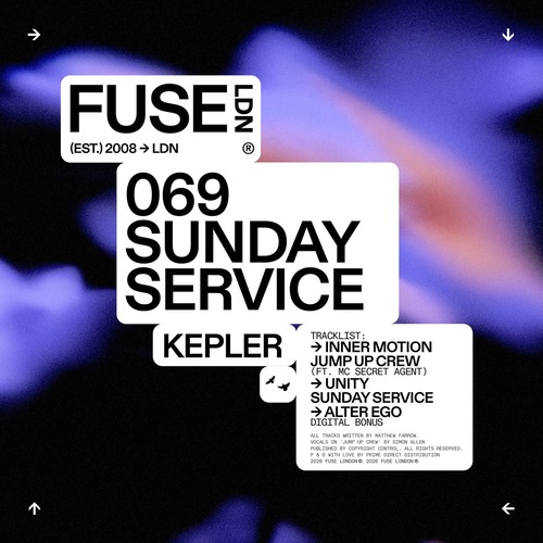 Kepler (UK), Mc Secret Agent – Sunday Service – EP
